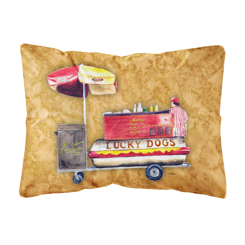Coussin intérieur/extérieur hot dog
