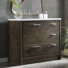 Curly Free Standing Modern 42" Rectangular Single Bathroom Vanity Set with Drawers and Doors
