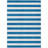 Washable Striped Indoor / Outdoor Rug-2025812077