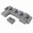 Boneless Modern Oversized Modular Sectional Sofa,Sparkling Chenille Fabric Soft Cushion Sofa with 8 Pillows,8 PCS DIY Combination Tufted Sofa,No Assembly Required,-431774624