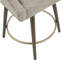 Tabouret de comptoir pivotant 360 ° beige-340030765