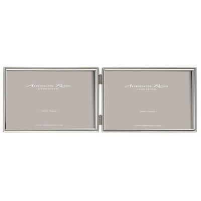 4X6 Dbl Fine Silver Frame