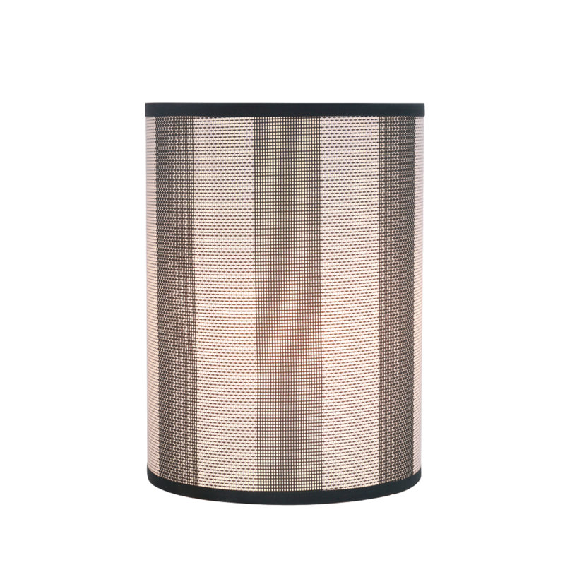 Abat-jour tambour en tissu 11 po H Green