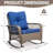 Outdoor Rattan Rocking Chair With Cushion-75278097