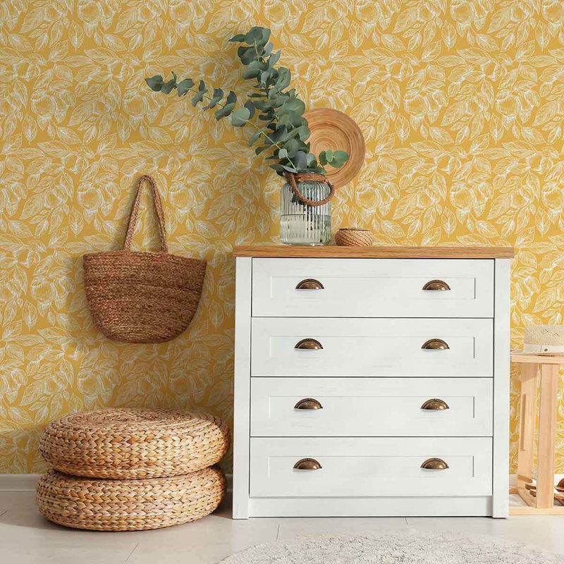 Peel & Stick Floral Tile, 126" L x 24" W