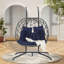 Chaises pour hamac avec support suspendu et coussins résistants aux rayons UV-933055077