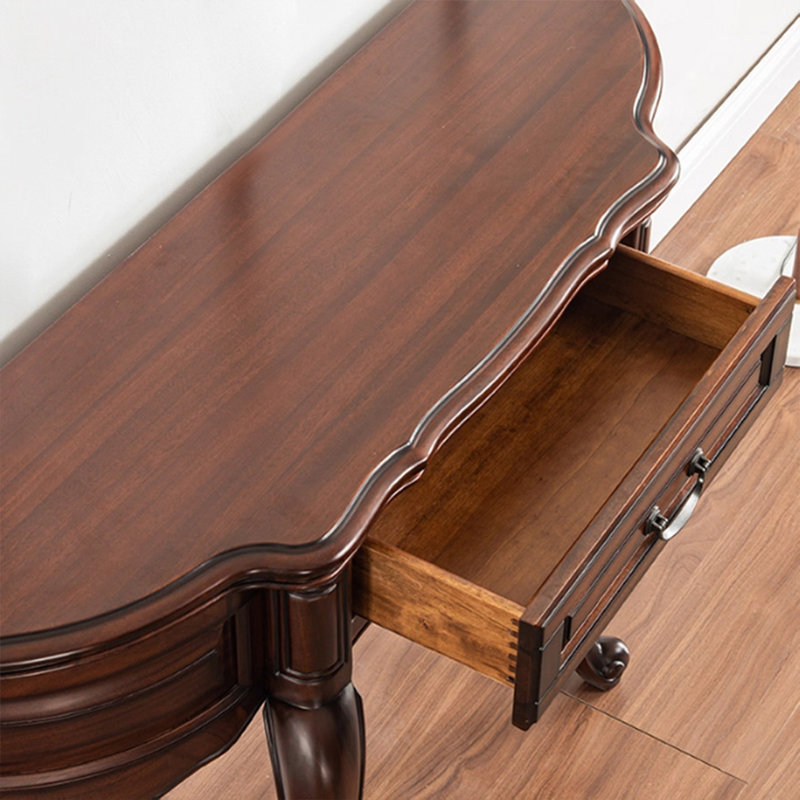Console américaine de style américain, Brun, H 33,86 po x l 47,24 po x P 15,75 po