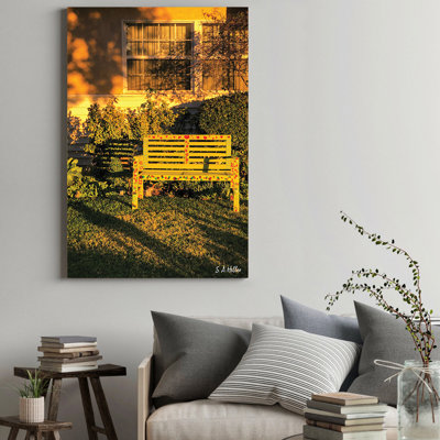 YELLOW BENCH By Photographer Steven A. Heller