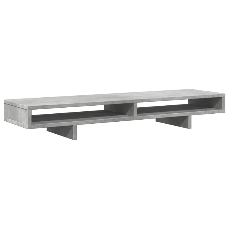 Balzarotti Manufactured Wood Monitor Stand, 15cm H x 100cm W x 27cm D, Concrete Grey