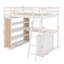 Lit mezzanine double avec tablettes et bureau-1508724951