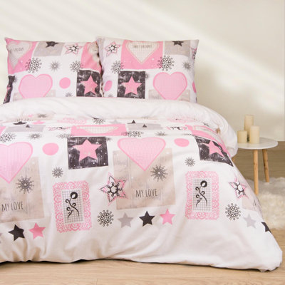 Adalgisa Cotton Duvet Cover Set with Pillow Shams