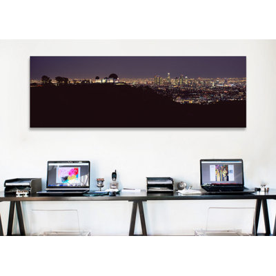 Griffith Park Observatory, 2010, Los Angeles, California - Wrapped Canvas Panoramic Photograph