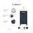 Caitlyn 17.3'' Single Bathroom Vanity with Ceramic Top-337002638