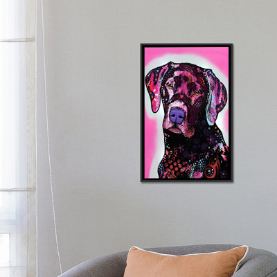 Labgraphic noir, art sur toile