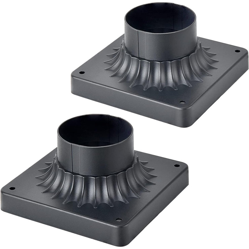 Adaptateur de pilier d'extérieur en fonte d'aluminium