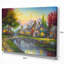 Pont sur un coucher de soleil coloré - impression sur toile tendue-29506499