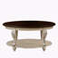 Table basse ovale en bois 42 pouces-784089858-784089859