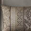 Courtepointe 6 pièces - brun / or, motifs à rayures, coutures, coussins décoratifs inclus, détails de la feuille et du coussin brodé-118742609