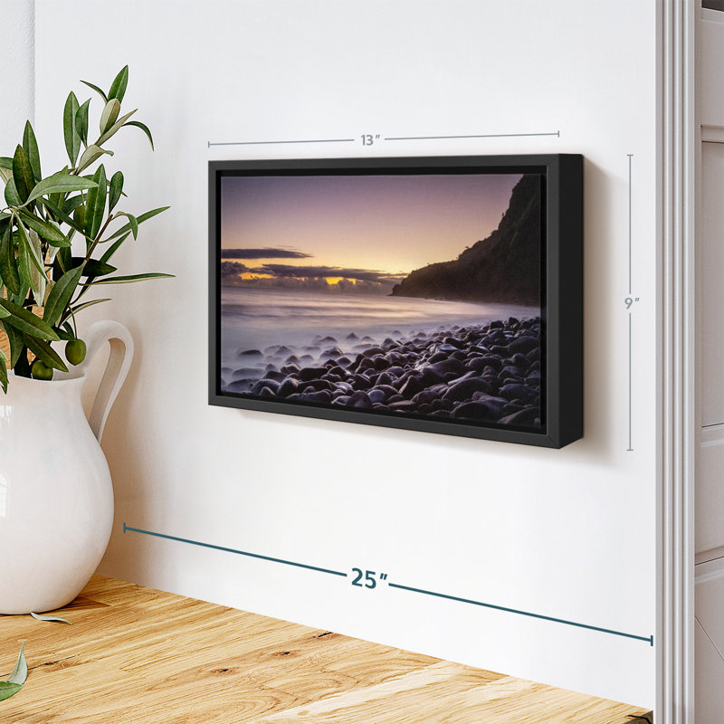 Impression sur toile Waipi'O Island Shores, H 9 po x l 13 po