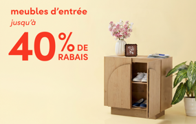 meubles d'entrée en solde