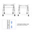 Foldable Height Adjustable Padded Shower Stool