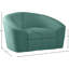 Fauteuil demi-tonneau en velours Alaw-1910994067