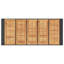 Table de terrasse Latitude Run® avec plateau en bois d'acacia et rotin de polyester noir-1259693252