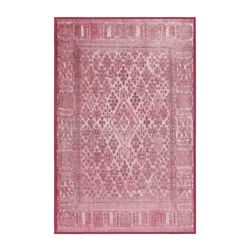 Tapis rose / beige Oakengates, Rectangle 8 pi x 12 pi