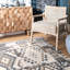 Tapis beige à motif géométrique Screven-1198513742