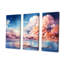 Fantaisie, ciel, paysage, minimalisme - ensemble de décorations murales ciel-107745238-107745242