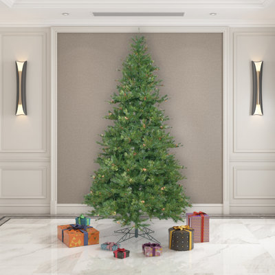 Linarez 9' Green Pine Artificial Christmas Tree