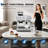 Stainless Steel Espresso Machine with Grinder & 20 Bar Pressure, 2.8L Removable Water Tank, Milk Frother Steam Wand for Latte/Cappuccino - Adjustable Shot Volume, Professional Home/Office Use-121326611