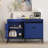 Sideboard Buffet Cabinet With LED And Charging Station-96367548