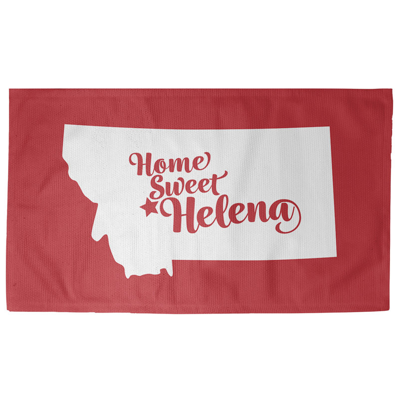 Tapis de zone rouge hélène montana, Rectangle 2 pi x 3 pi
