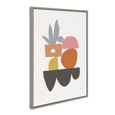 Building Gardens by Kelly Knaga Framed Canvas Wall Art Print