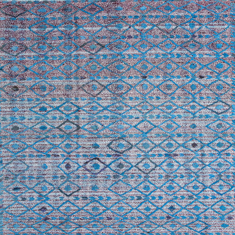 Abstract Indoor Rug, Square 7'