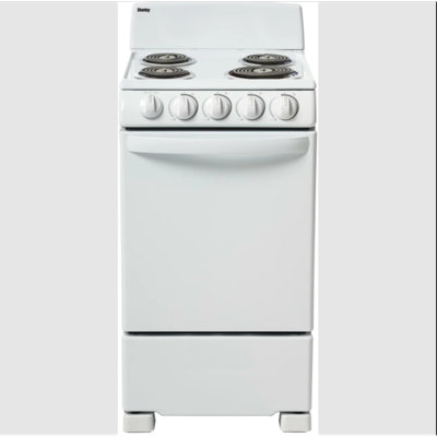 Danby DER203W 20″ Wide Electric Range in White 240/208 Volts