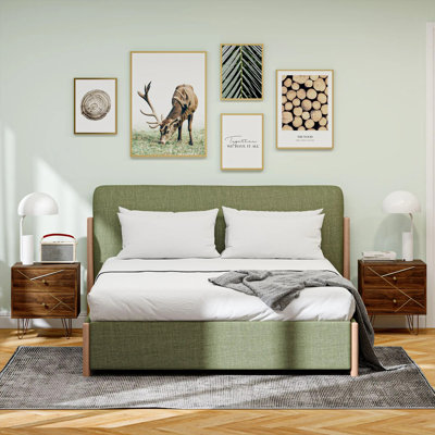 45cm W Steel Bedside Table