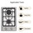 Trifecte Black Gas 2 Burner Cooktop