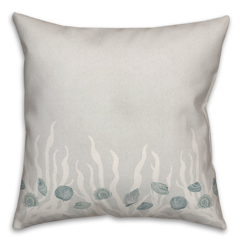 Reversible Throw Pillow, Blue