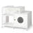 Versatile Bathroom Cat Litter Box Enclosure with Multiple Storage Options