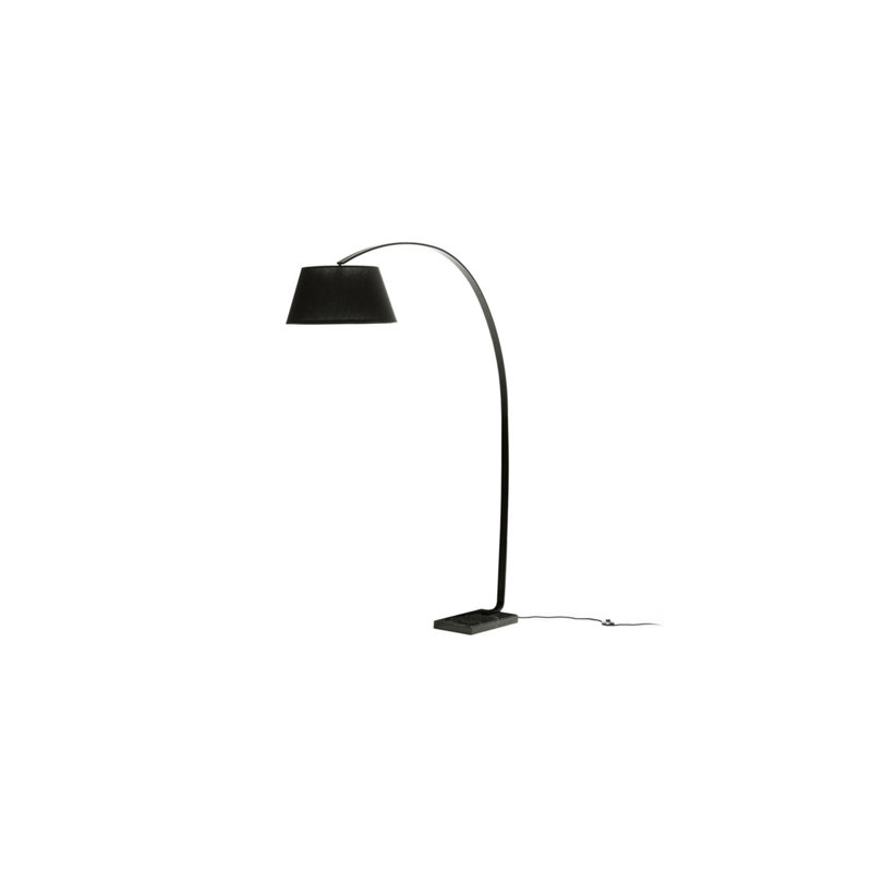 Theodora  74'' Arched Floor Lamp, Black