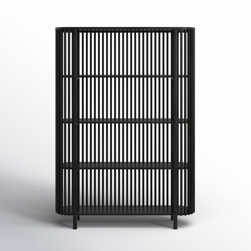Weyburn Wide Bookcase, Black