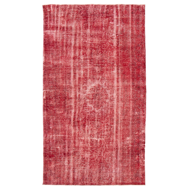 Tapis unique en laine noué à la main de style années 2000 5 pi 10 po x 10 pi 3 po Olethea