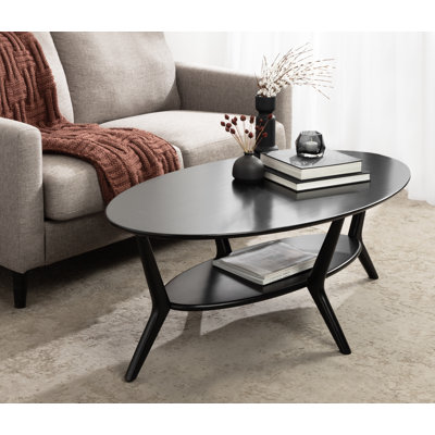 Table basse ovale pour le salon