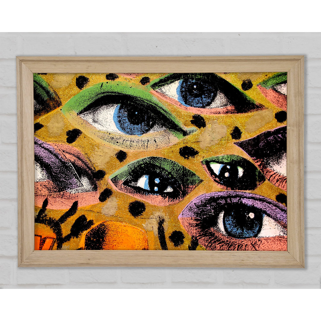 All Eyes on You - Einzelne Bilderrahmen Kunstdrucke