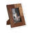 Neutral Textured Wood Brown Woven Rattan Detail Rectangle Photo Frame-1133030521