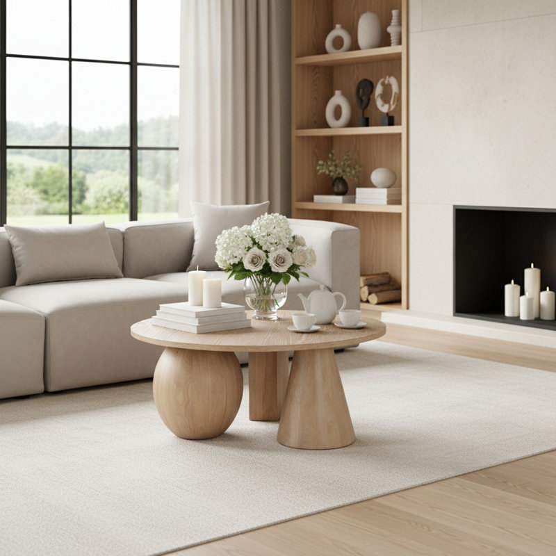 Charlton Coffee Table, Natural