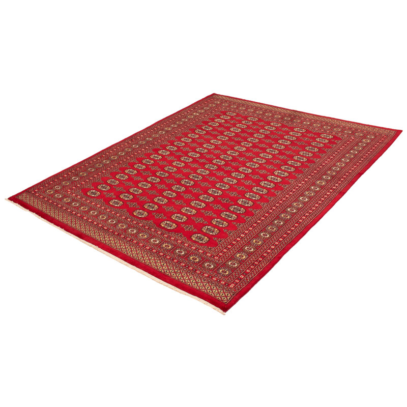 Tapis rouge foncé Finest Peshawar Bokhara 8 pi 1 po x 10 pi 1 po