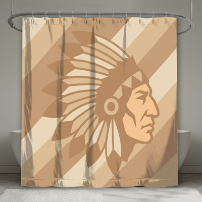 Rideaux de douche Native American